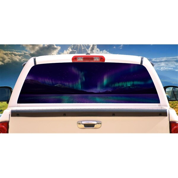 Entretenimiento Aurora Rear Window Graphic Suv View Thru Vinyl Back Truck Decal Car EN2680488 - main